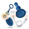 Plug anal con vibracion control inalambrico y carga usb